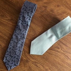 Bundle of 2 Mens ties VanHeusen & Croft&barrow Neckties accessories